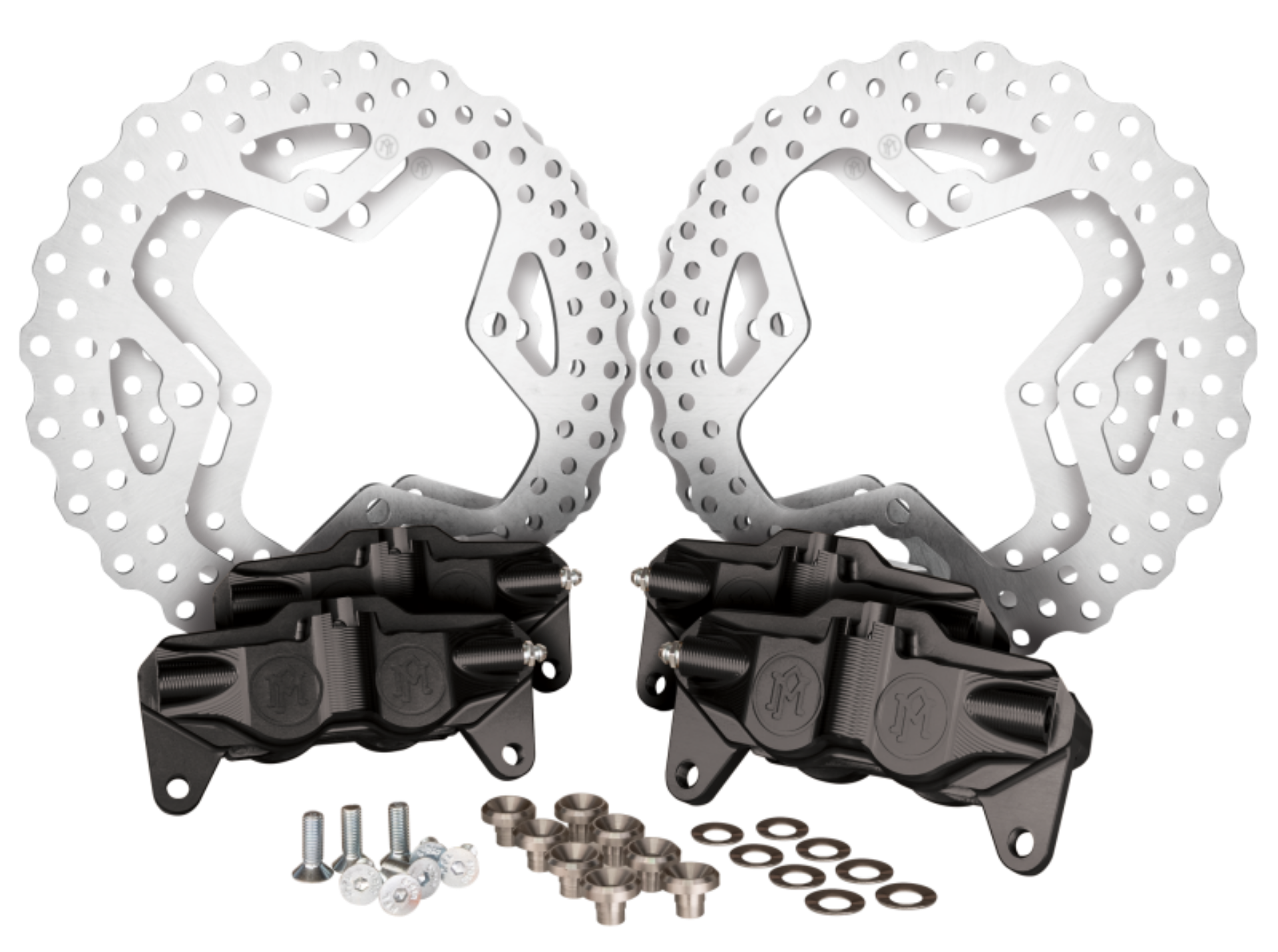 Picture of Performance Machine UTV Rock Deflector Spacer Kit - Black Ano
