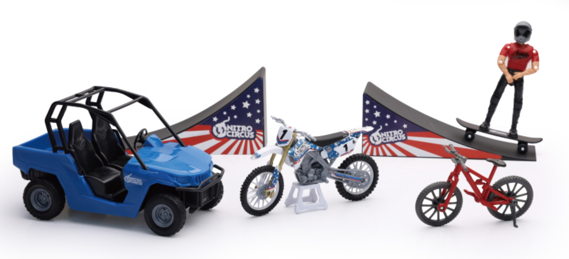 Picture of New Ray Toys Nitro Circus Playset- Scale - 1:18