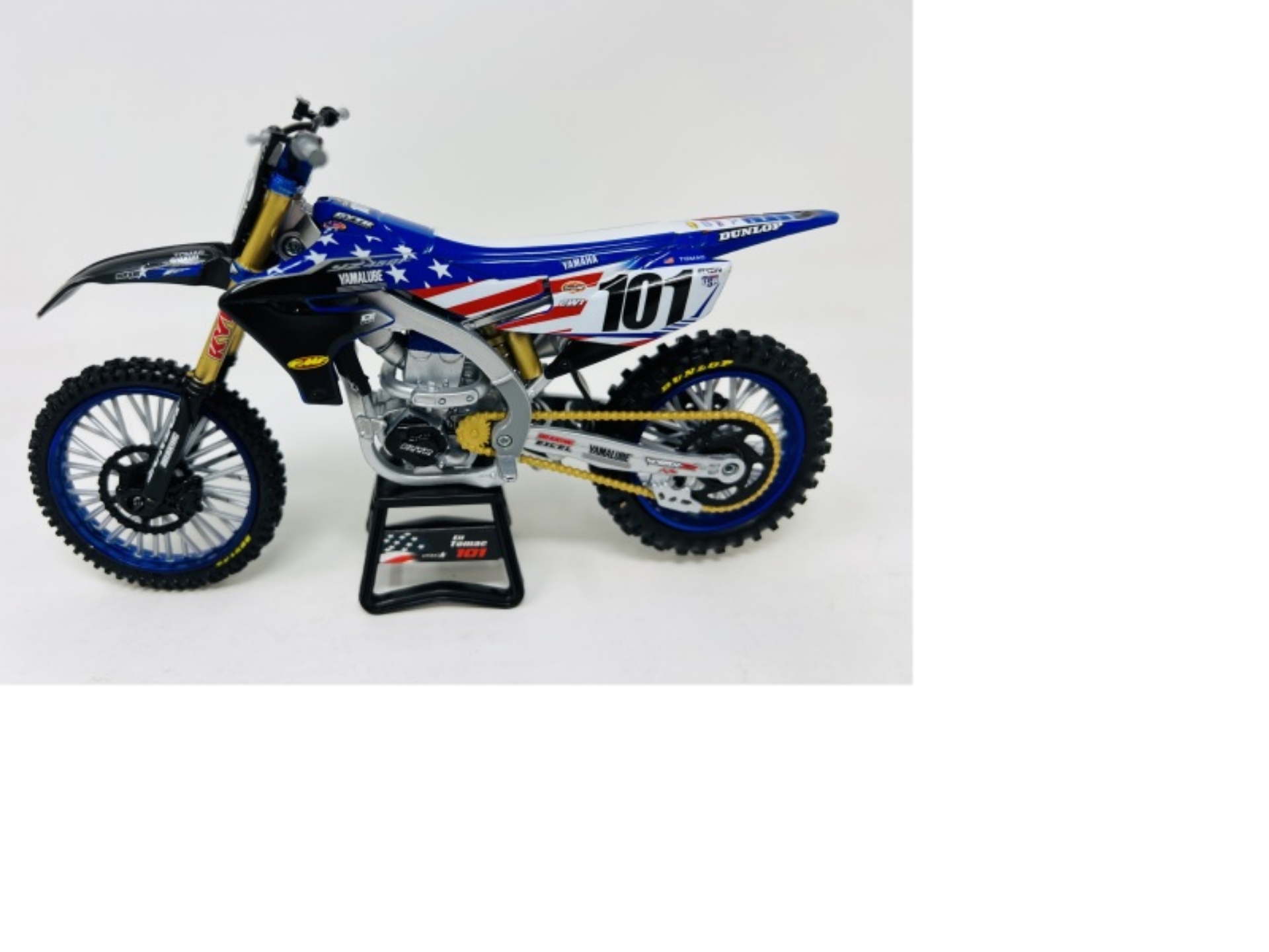 Picture of New Ray Toys Yamaha YZ450F Motocross of Nations Eli Tomac #101- Scale - 1:12