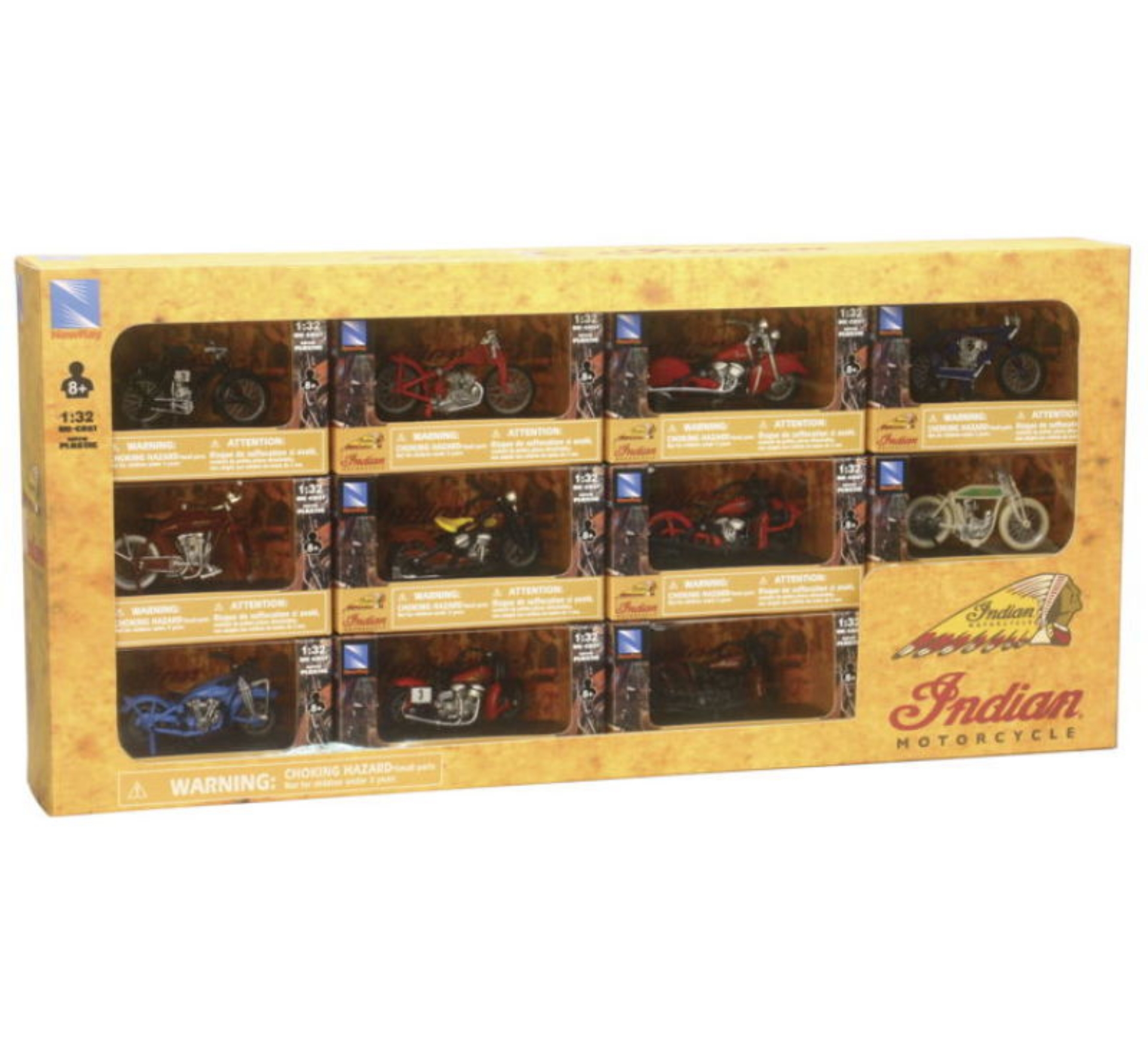 Picture of New Ray Toys Indian Bike Collection Set - 11 pieces