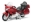 Picture of New Ray Toys Honda Gold Wing Bike  Red- Scale 1:12