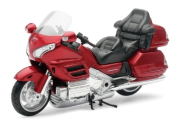 Picture of New Ray Toys Honda Gold Wing Bike  Red- Scale 1:12
