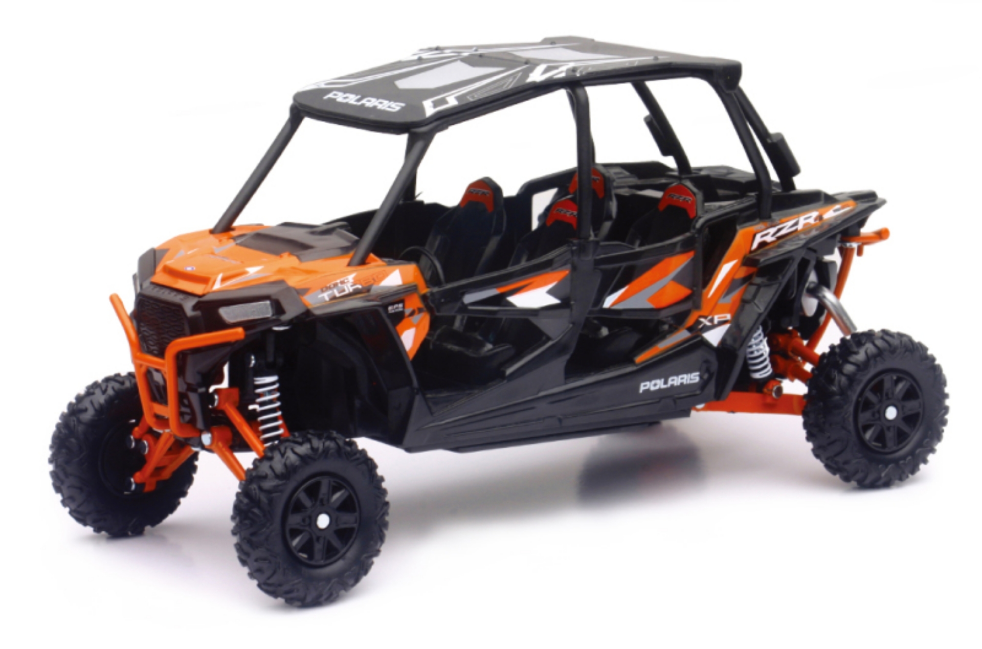 Picture of New Ray Toys Polaris RZR XP 4 Turbo EPS Spectra Orange- Scale - 1:18