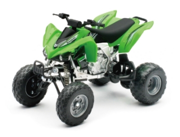 Picture of New Ray Toys Kawasaki KFX 450R ATV Green- Scale - 1:12