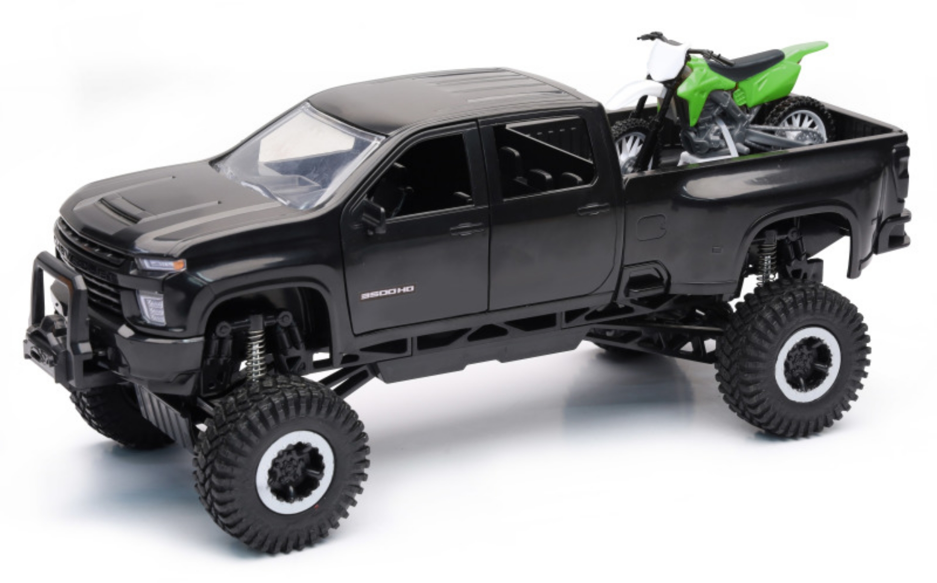 Picture of New Ray Toys Chevy Off Road Pickup with Dirt Bike- Scale - 1:20