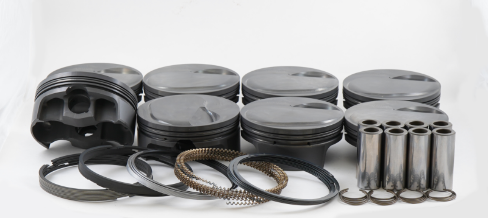 Picture of Mahle MS Chevrolet Big Block 632cid 4-600 x 1-120RCH 10-0cc 570g 11-9CR Pistons Set of 8