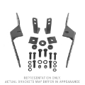 Picture of Go Rhino 11-18 Ram 1500 Excl- Rebel-Warlock-TRX RC4 & RC3 LR Brackets - Tex- Blk