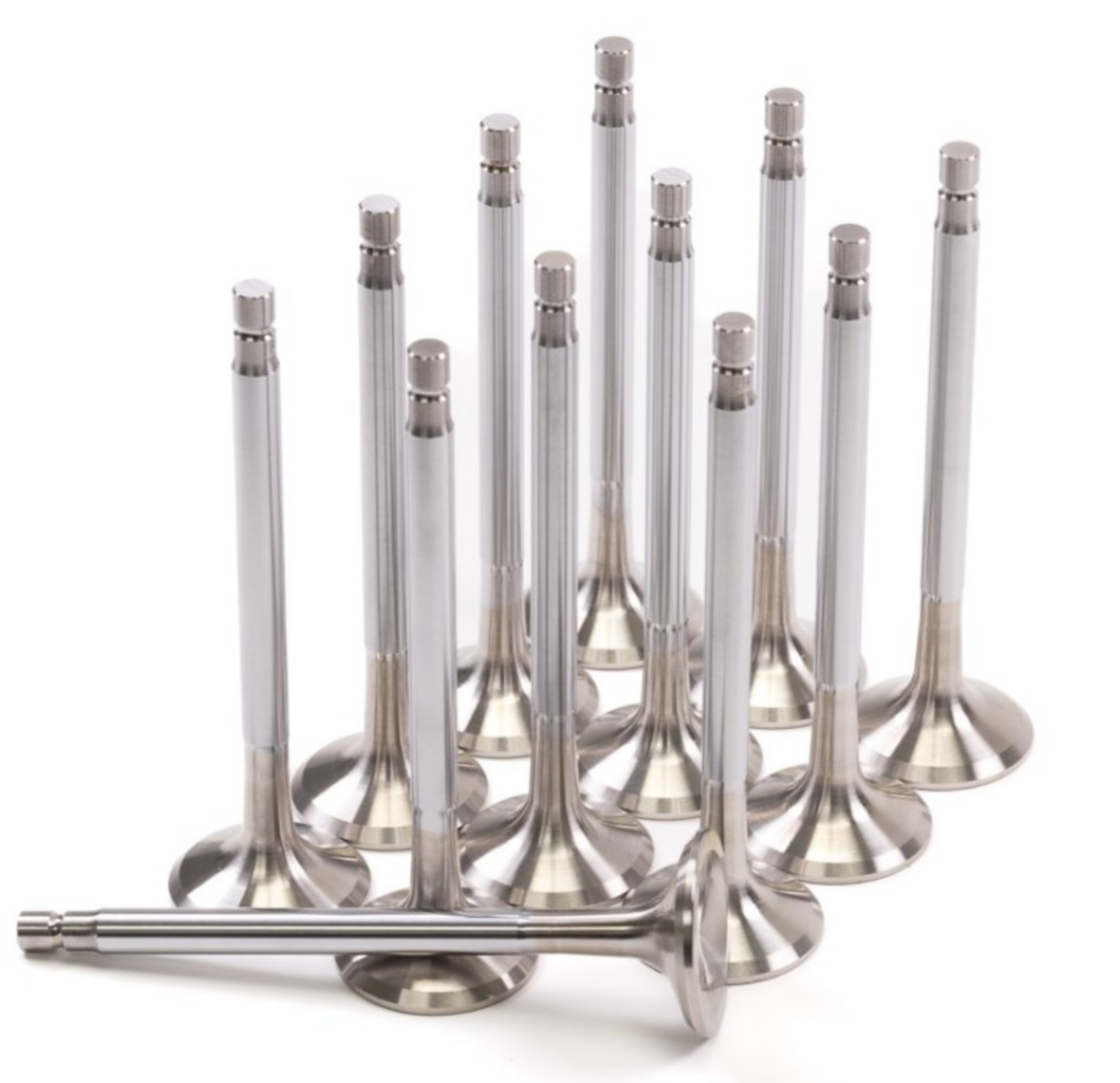 Picture of GSC P-D Nissan RB26DETT 30-15mm Head STD 101-74mm Long Exhaust Valve - Set of 12