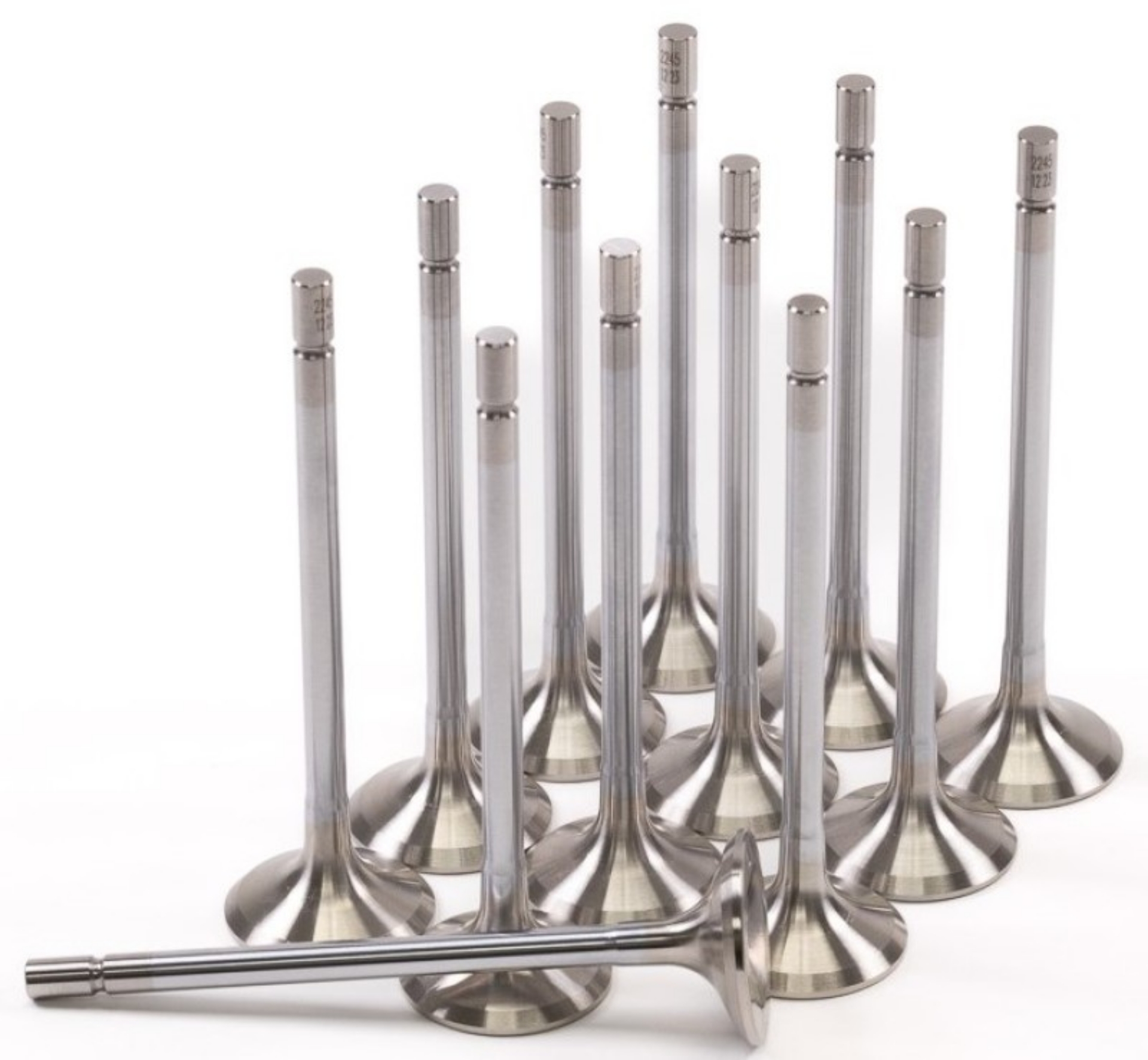 Picture of GSC P-D Nissan VR30DDTT 28-5mm Head STD 97-5mm Long Super Alloy Exhaust Valve - Set of 12