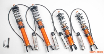 Picture of Moton 2017+ Tesla 3 5YJ3 RWD 2-Way Series Coilovers w- Springs