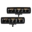 Picture of Go Rhino Xplor Blackout Combo Series Sixline LED Spot Lights w-Amber Surface Mount - Blk Pair