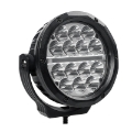 Picture of Go Rhino Xplor Bright Series Round LED Driving Light Kit w-DRL Surface Mount 6in - Blk 2 pc