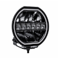 Picture of Go Rhino Xplor Blackout Series Maxline LED Hi-Low Beam w-Multi DRL Surface Mount 9in- - Blk