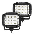 Picture of Go Rhino Xplor Bright Series Sideline Cube LED Spot Light Kit Surface Mount 4x3 - Blk Pair