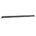Picture of Go Rhino Xplor Blackout Combo Series Sgl Row LED Light Bar w-Amber Side-Track Mount 39-5in- - Blk