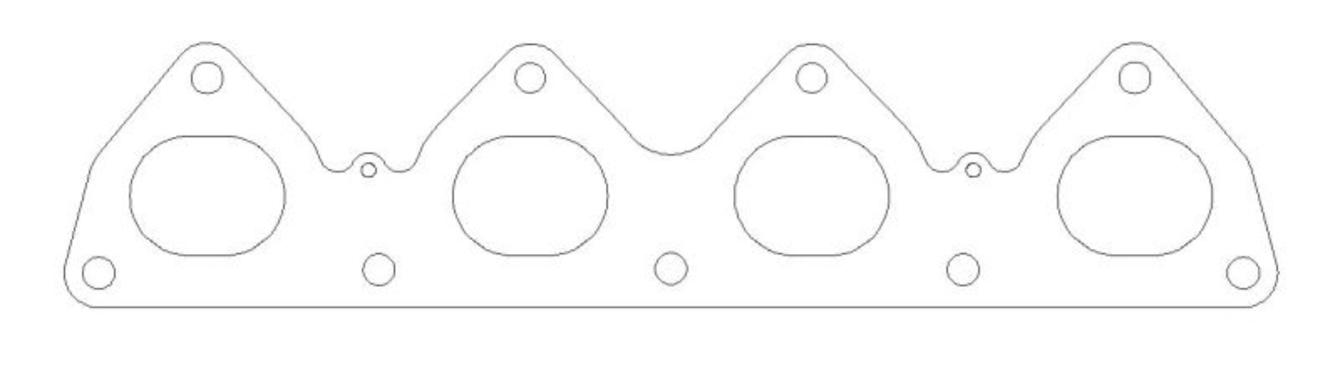 Picture of Cometic Honda All H22S 92-01 -030 inch MLS Exhaust Manifold Gasket 1-770 inch X 1-380 inch Port