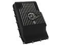 Picture of aFe 17-24 Ford F-150 10R60-10R80 Pro Series Rear Transmission Pan Black w- Machined Fins