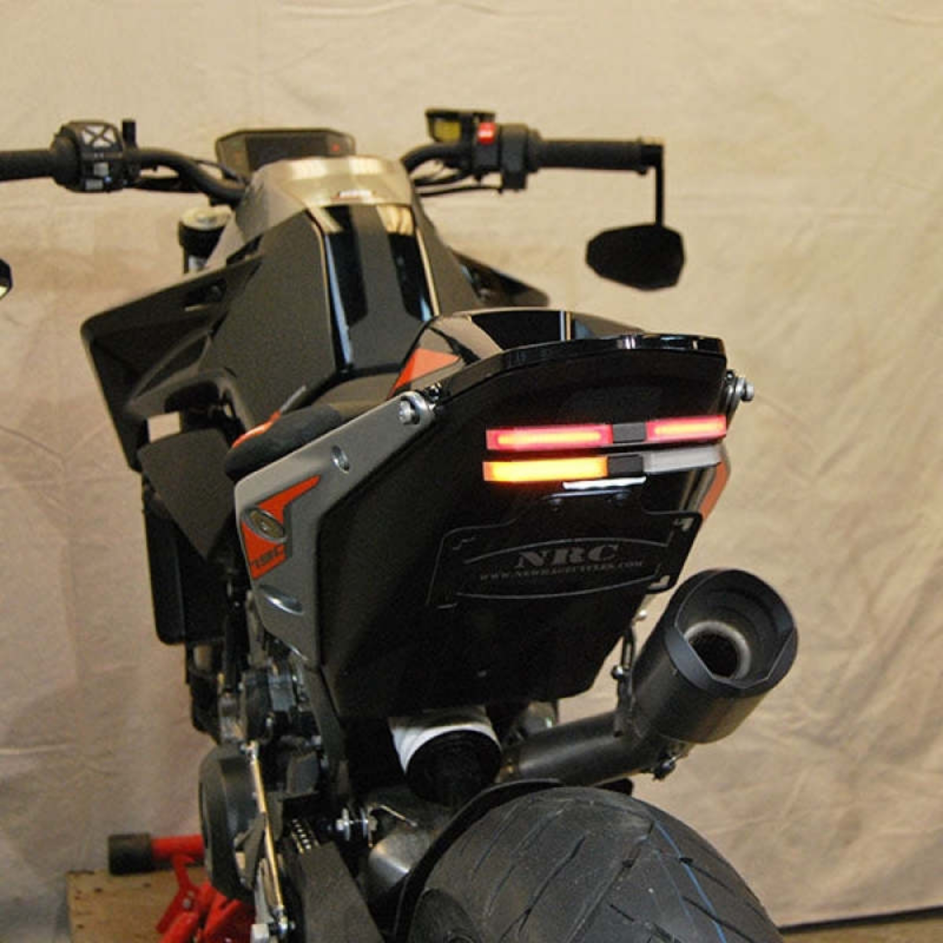 Picture of New Rage Cycles 20+ KTM 890 Fender Eliminator Kit Tucked w-Load EQ