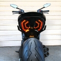 Picture of New Rage Cycles 23+ Ducati Diavel V4 Rear Turn Signals w-Side Mount License Plate