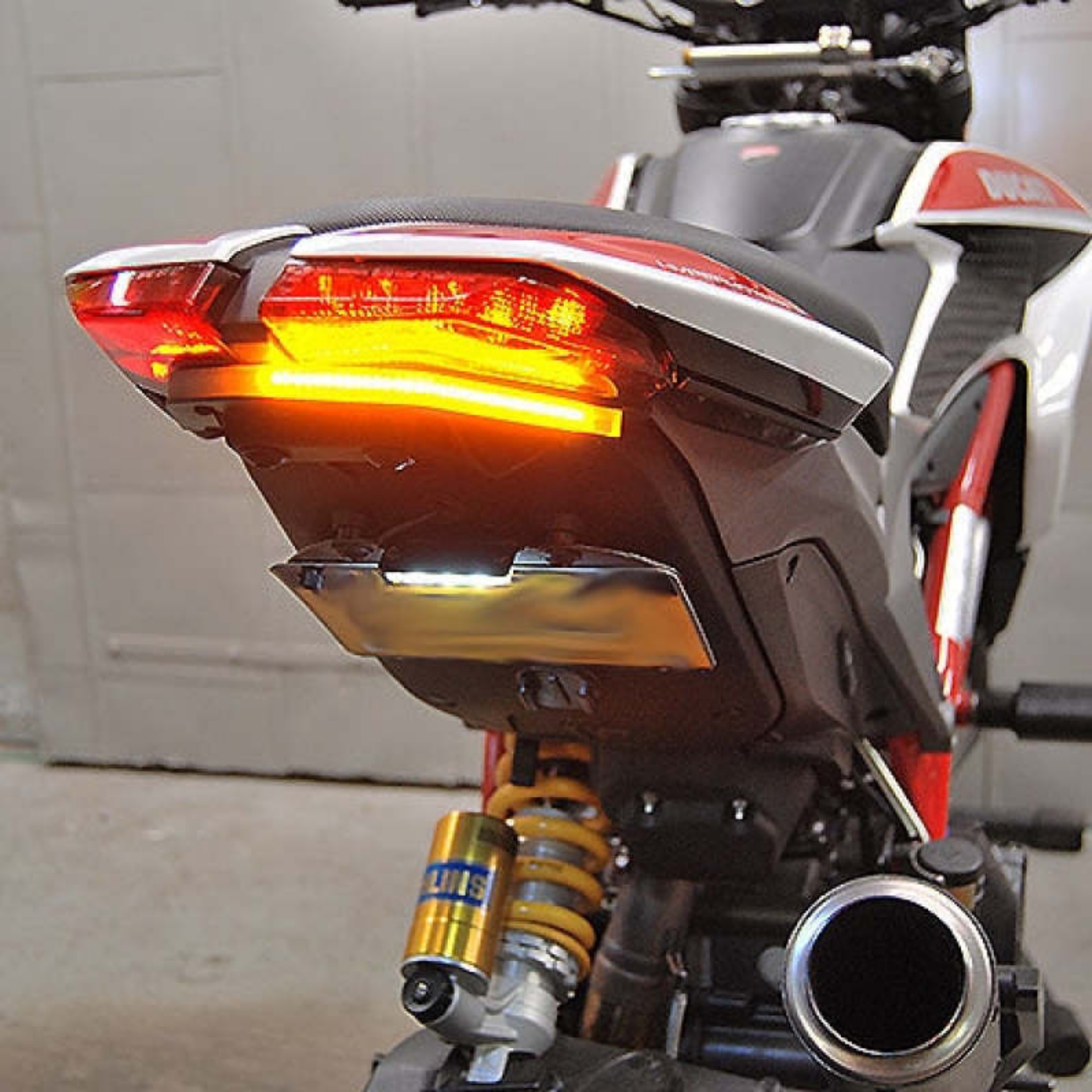 Picture of New Rage Cycles 13-19 Ducati Hypermotard 939-821 Fender Eliminator Kit Tucked
