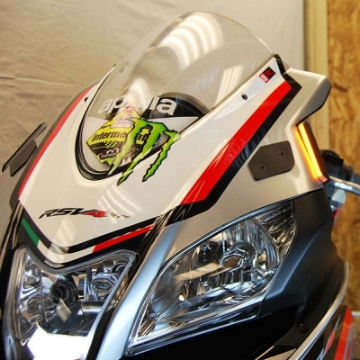 Picture of New Rage Cycles 09-20 Aprilia RSV4 Mirror Block Off Plates