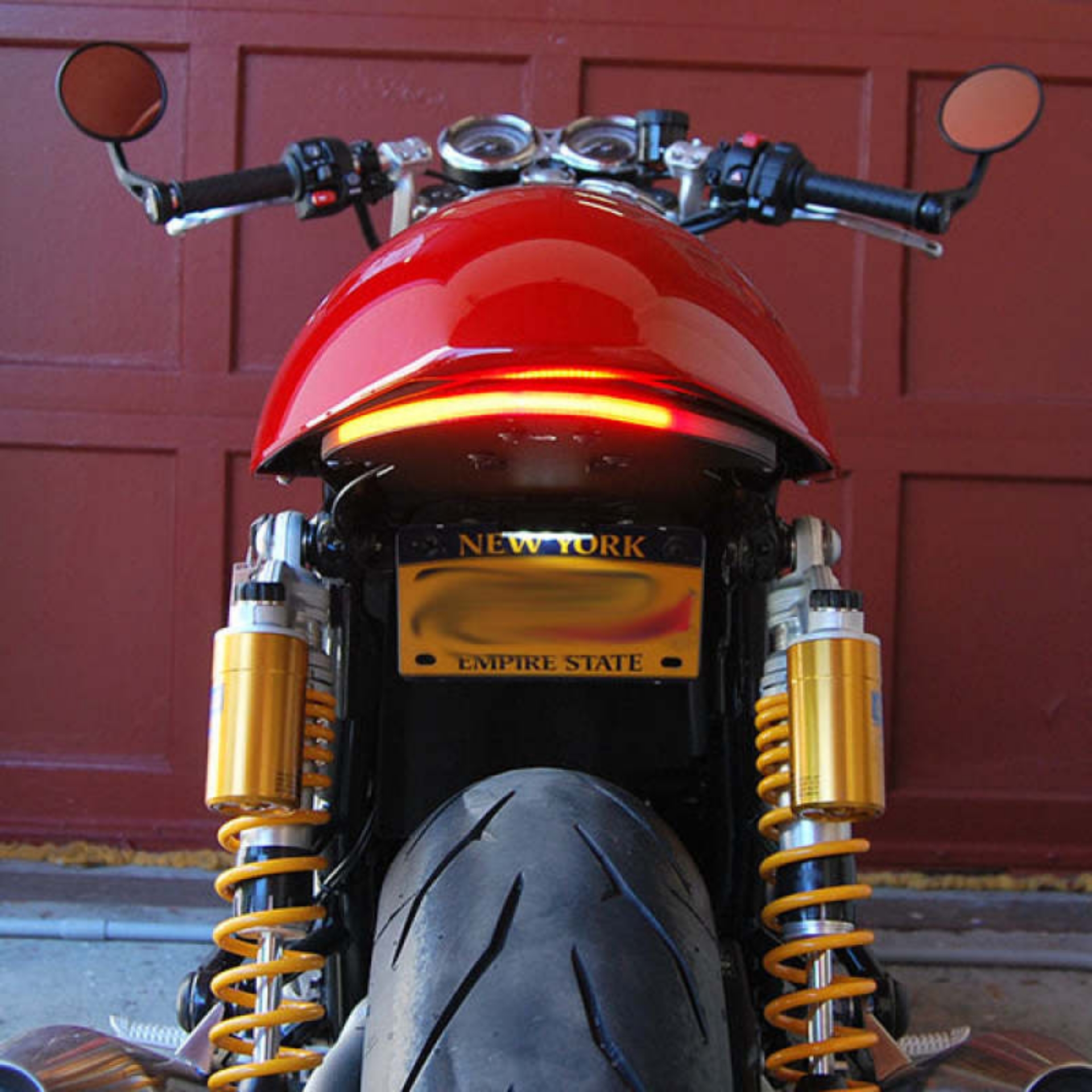 Picture of New Rage Cycles 16+ Triumph Thruxton - R 1200 Fender Eliminator Kit Tucked