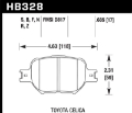 Picture of Hawk 01-05 Celica GT-GT-S-05-08 tC Performance Ceramic Street Front Brake Pads