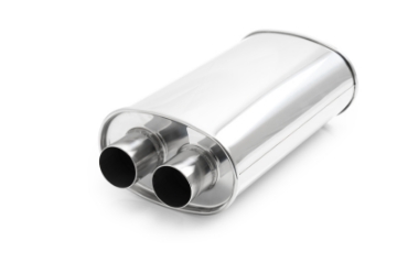 Picture of Vibrant Universal Streetpower 3in Stainless Steel Dual In-Out Oval Muffler