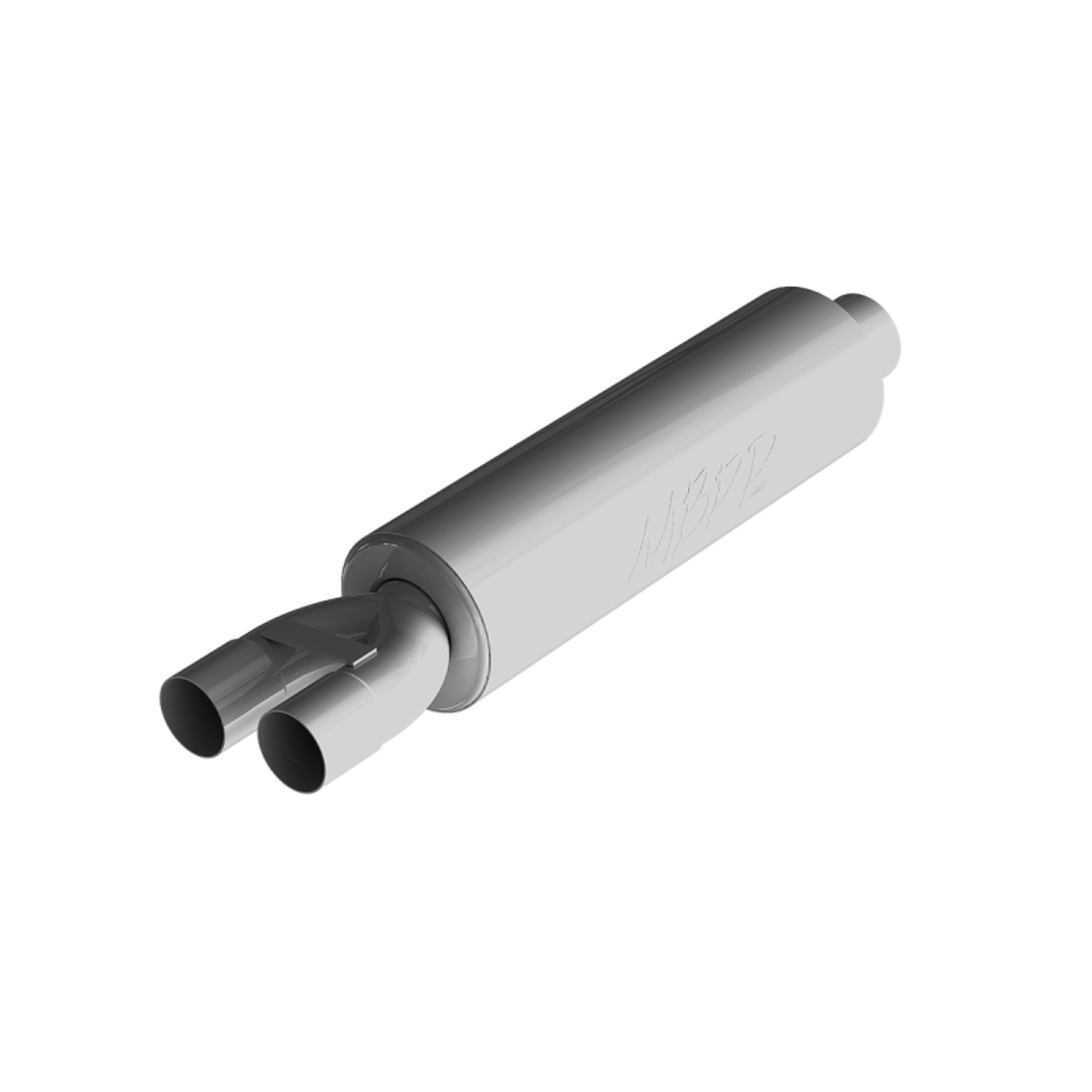 Picture of MBRP Universal 3in ID Inlet 2-5in ID Outlet 30-5in Chambered Aluminum Muffler NO DROPSHIP