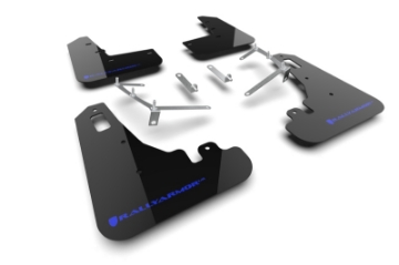 Picture of Rally Armor 22-25 Subaru BRZ - Toyota GR86 Black UR Mud Flap w-Blue Logo