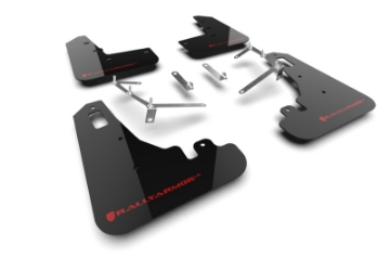 Picture of Rally Armor 22-25 Subaru BRZ - Toyota GR86 Black UR Mud Flap w-Red Logo