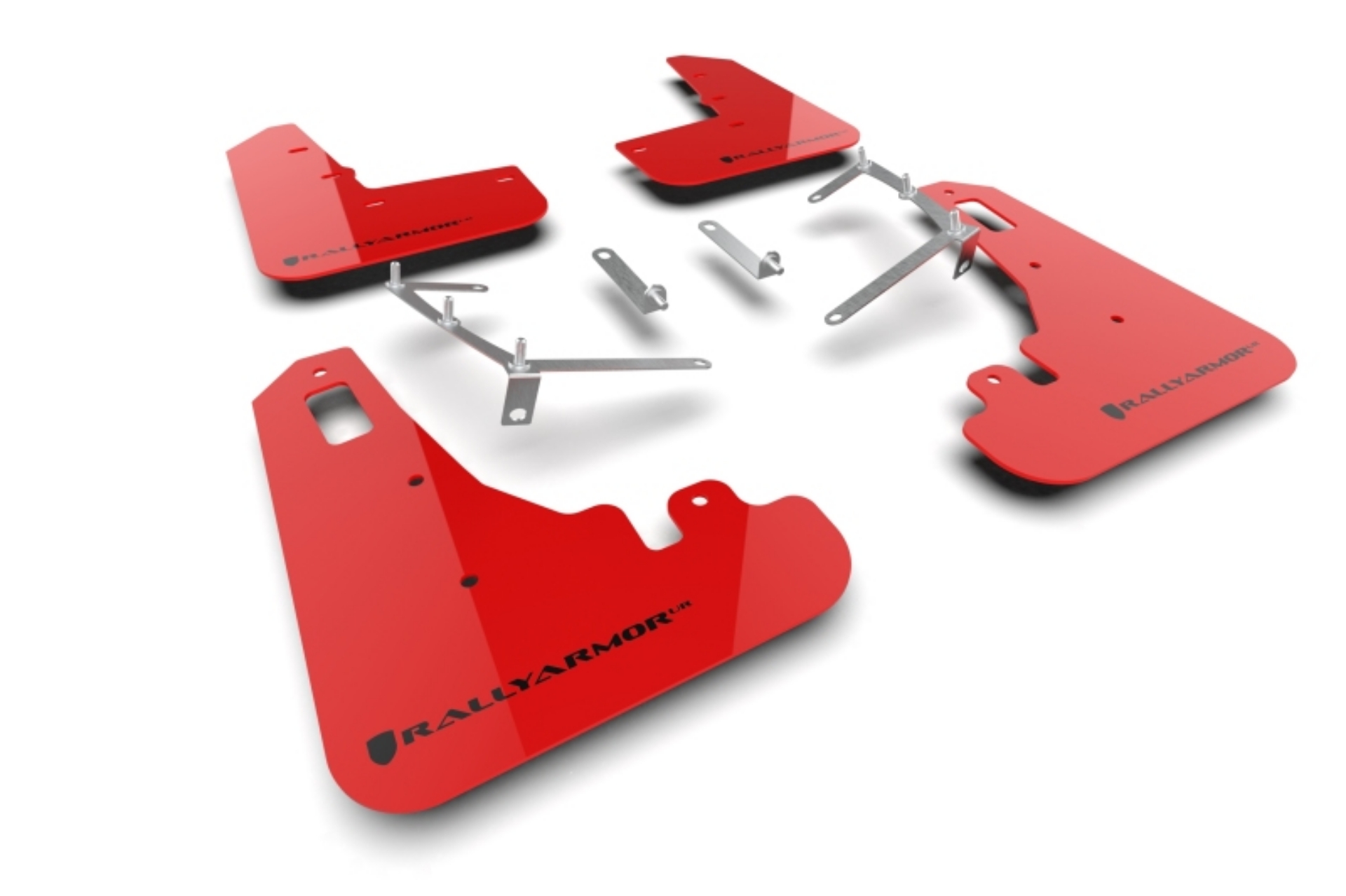 Picture of Rally Armor 22-25 Subaru BRZ - Toyota GR86 Red UR Mud Flap w-Black Logo