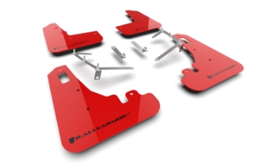 Picture of Rally Armor 22-25 Subaru BRZ - Toyota GR86 Red UR Mud Flap w-Black Logo