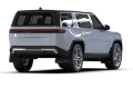 Picture of Rally Armor 22-25 Rivian R1S Black UR Mud Flap w-Light Blue Logo