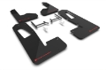 Picture of Rally Armor 22-25 Rivian R1S Black UR Mud Flap w-Red Logo