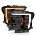 Picture of ANZO 18-20 Ford F-150 w-Factory Halogen Z-Series Full LED Proj Headlights - Pair