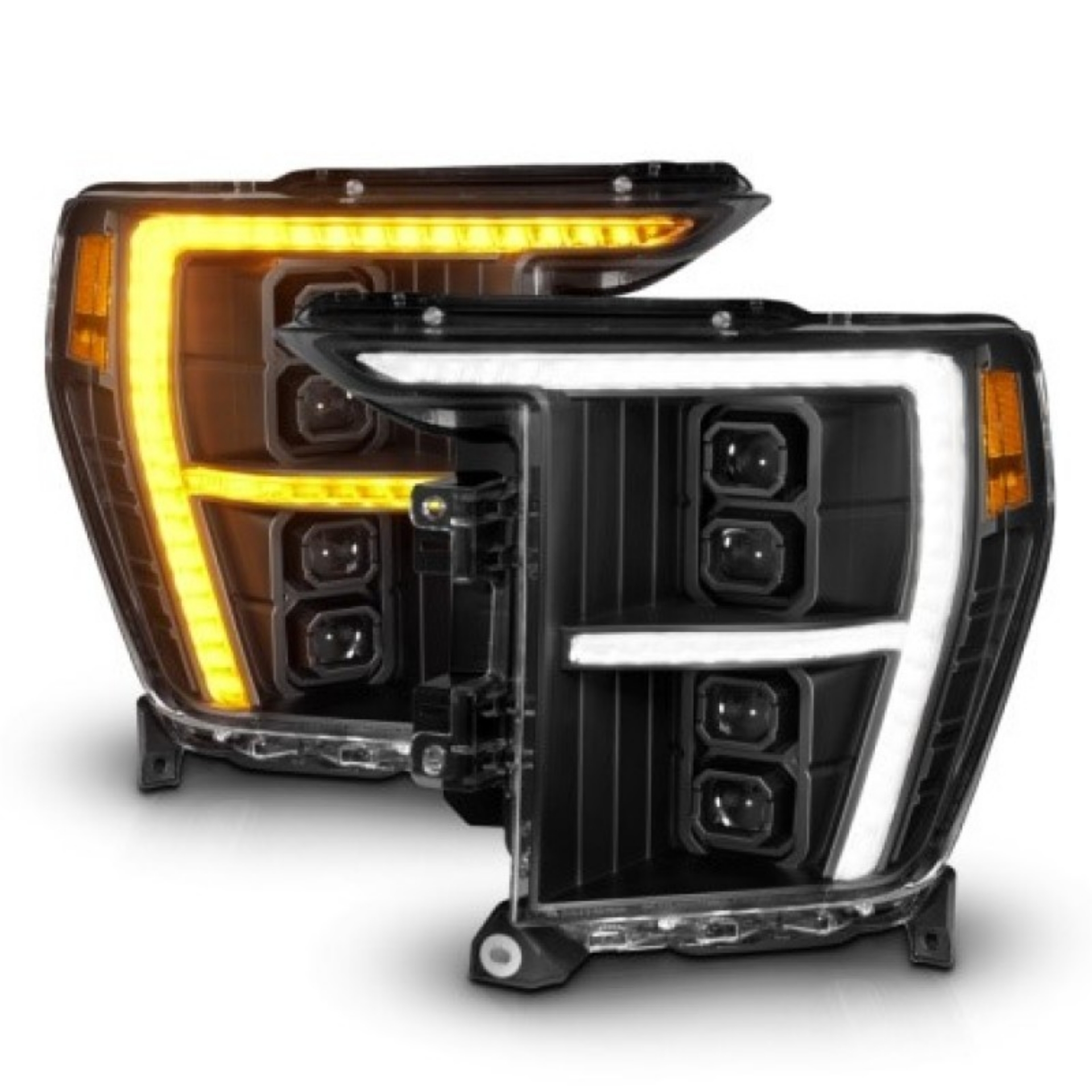 Picture of ANZO 21-23 Ford F-150 w-Factory Halogen Z-Series Full LED Proj Headlights - Pass- Side ONLY