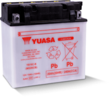 Picture of Yuasa YB16C-B Yumicron CX 12-Volt Battery
