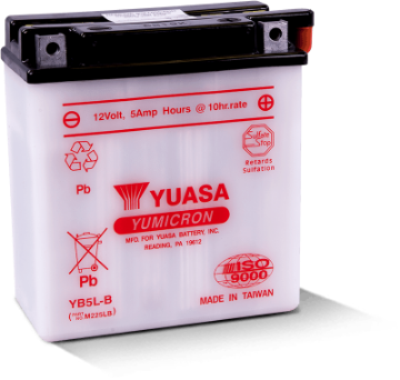 Picture of Yuasa YB5L-B Yumicron 12-Volt Battery