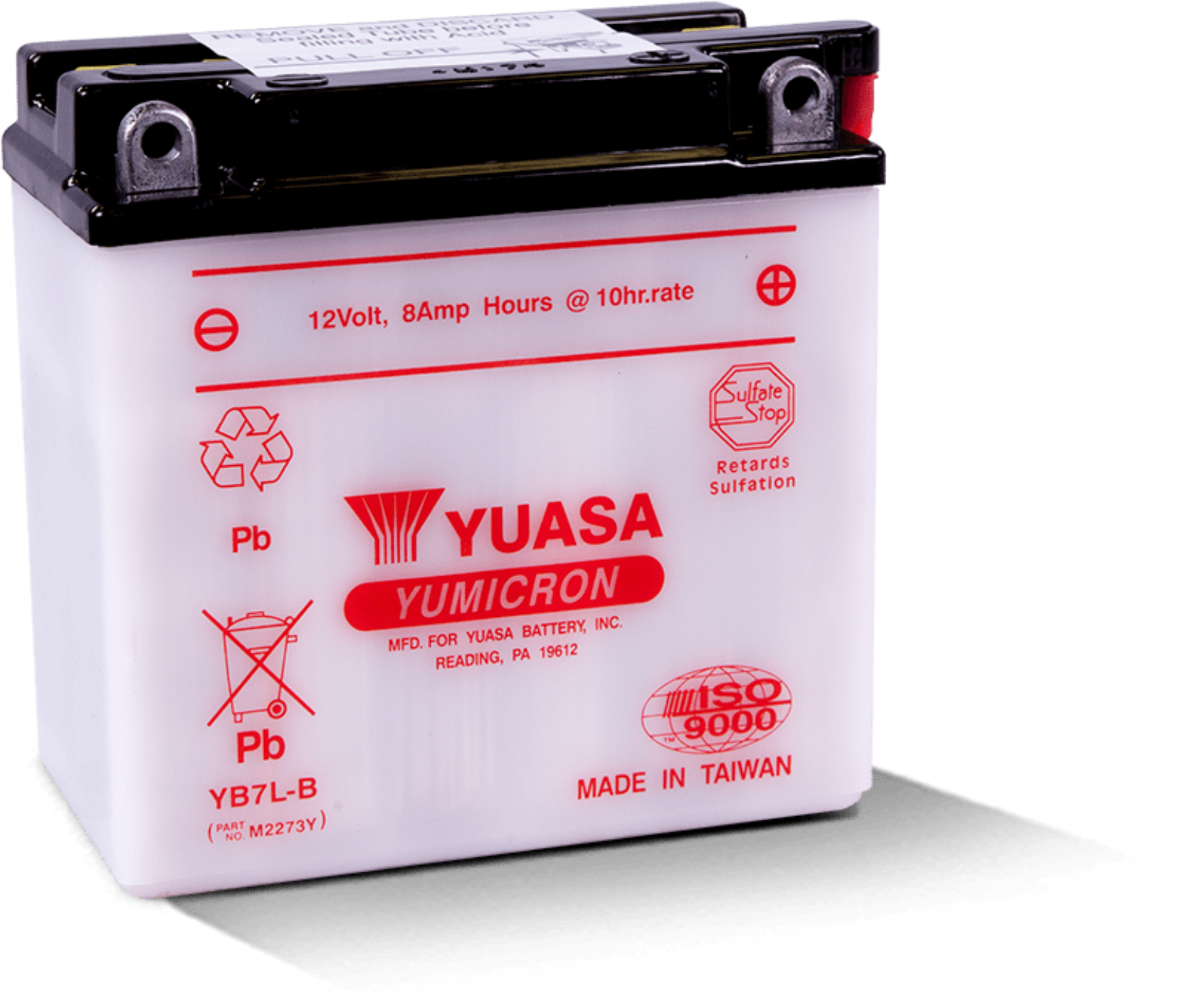 Picture of Yuasa YB7L-B Yumicron 12-Volt Battery