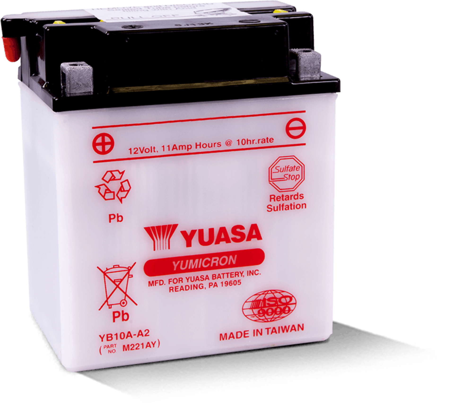Picture of Yuasa YB10A-A2 Yumicron 12-Volt Battery