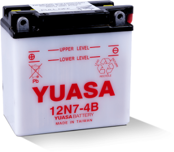 Picture of Yuasa 12N7-4B Conventional 12-Volt Battery