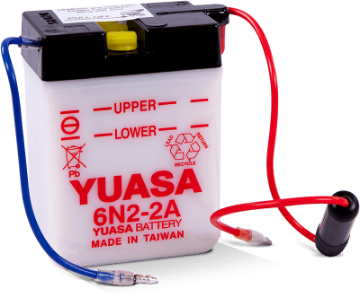 Picture of Yuasa 6N2-2A Conventional 6-Volt Battery