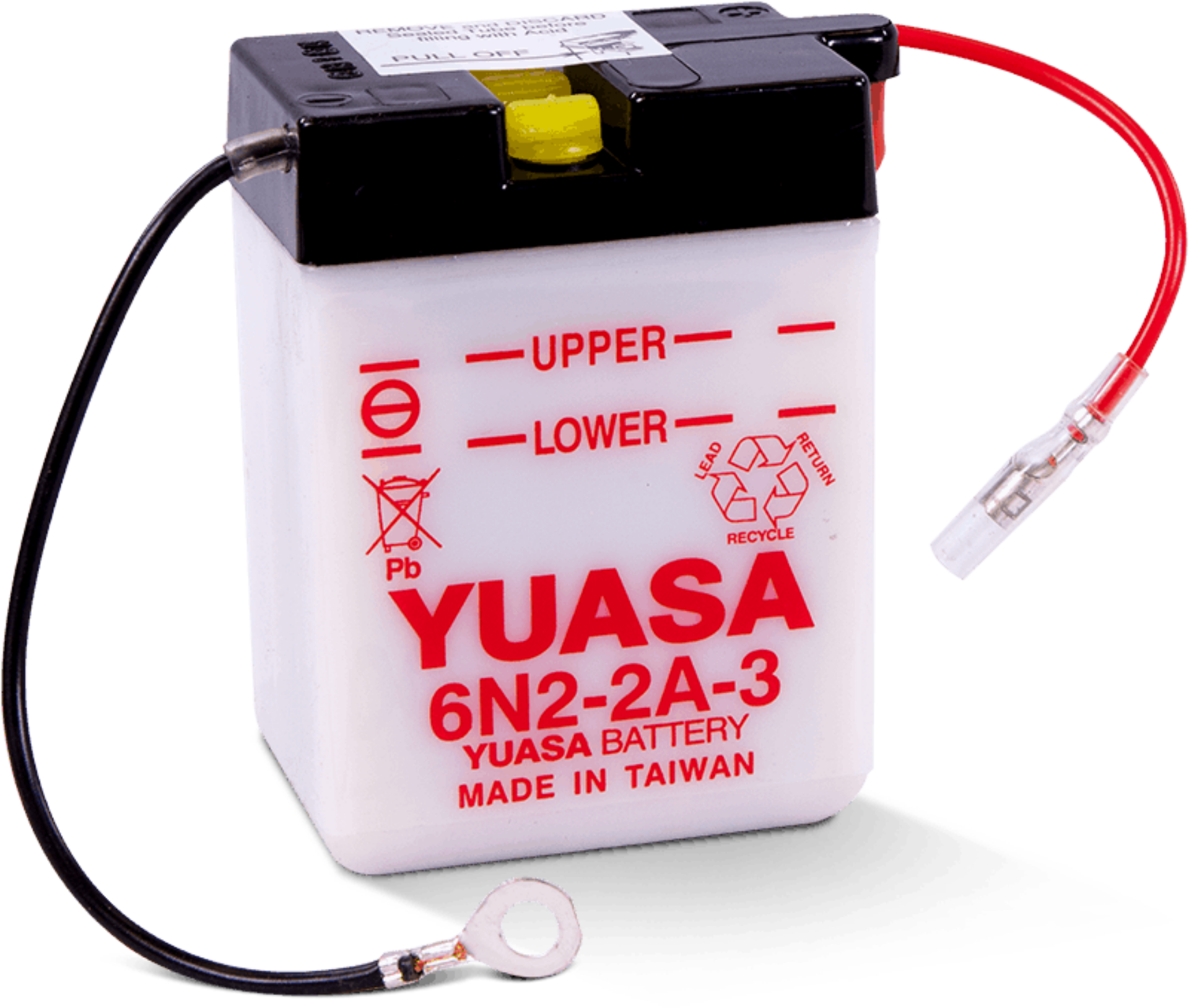 Picture of Yuasa 6N2-2A-3 Conventional 6-Volt Battery