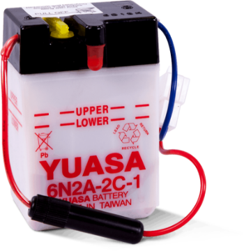 Picture of Yuasa 6N2A-2C-1 Conventional 6-Volt Battery