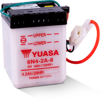 Picture of Yuasa 6N4-2A-8 Conventional 6-Volt Battery