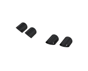 Picture of MBRP 15-24 Ford Mustang T304 SS 4in OD - 6-5in Length Quad Tip Cover Kit - Black Tip