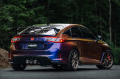 Picture of MBRP 23-24 Honda Civic Type R 2-0L T304 SS 3in Cat-Back Exhaust Triple Center Outlet w- Burnt Tips