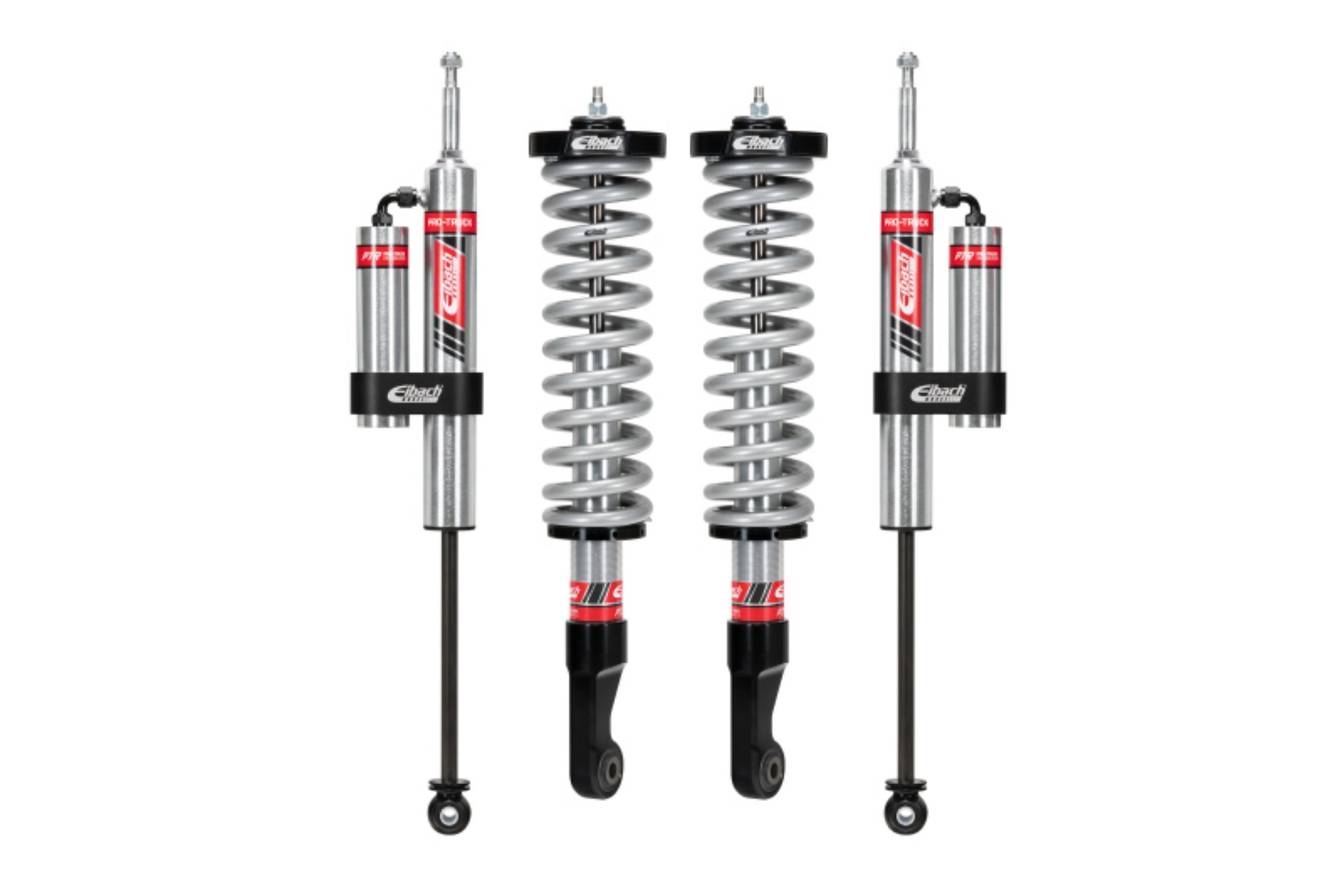 Picture of Eibach 07-15 Toyota Tundra Pro-Truck Coilover 2-0 Front w- Rear Res Shocks Kit