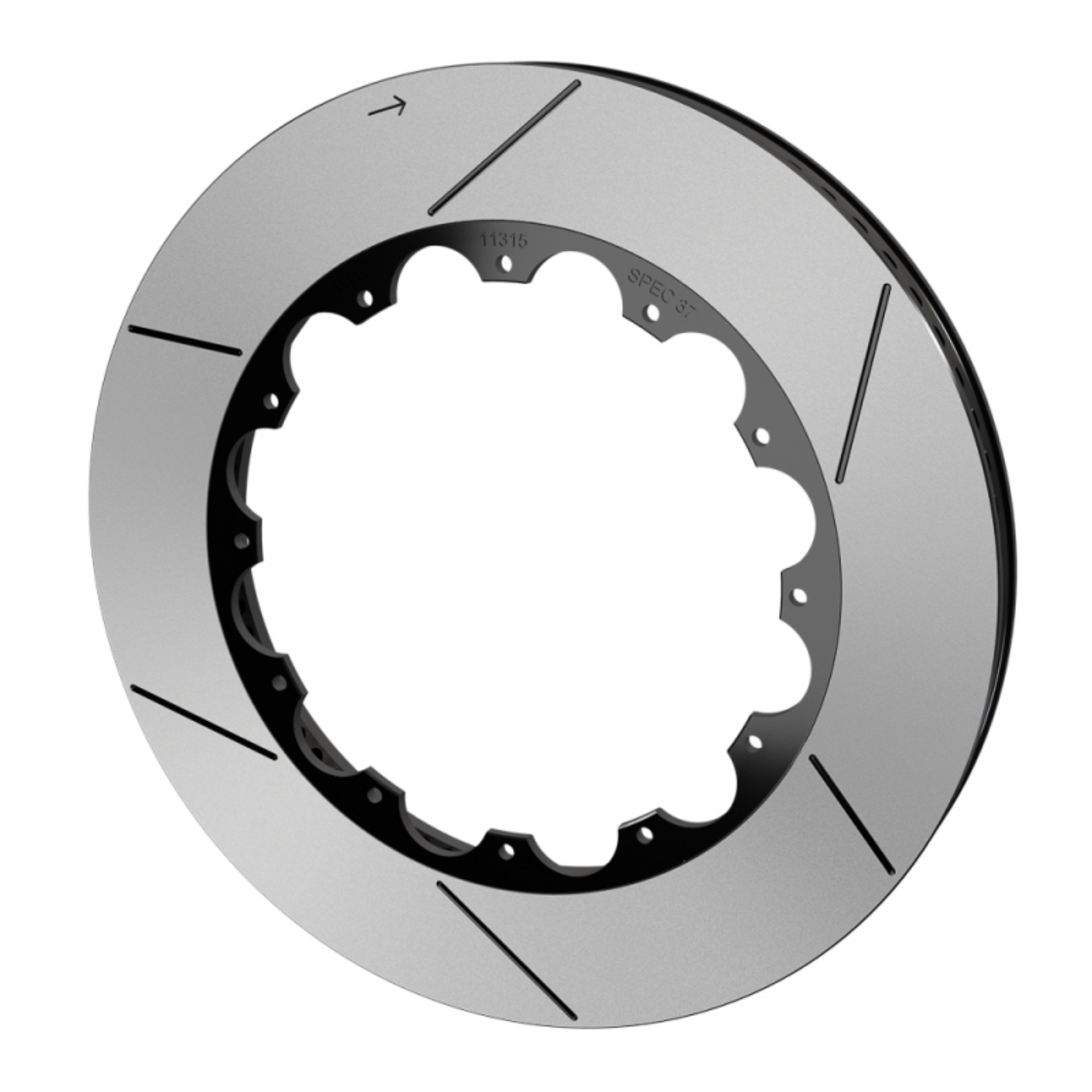 Picture of Wilwood Rotor-SV-GT 72 SPC-37 -RH 14-25 x 1-25 - 12 on 8-75in Black